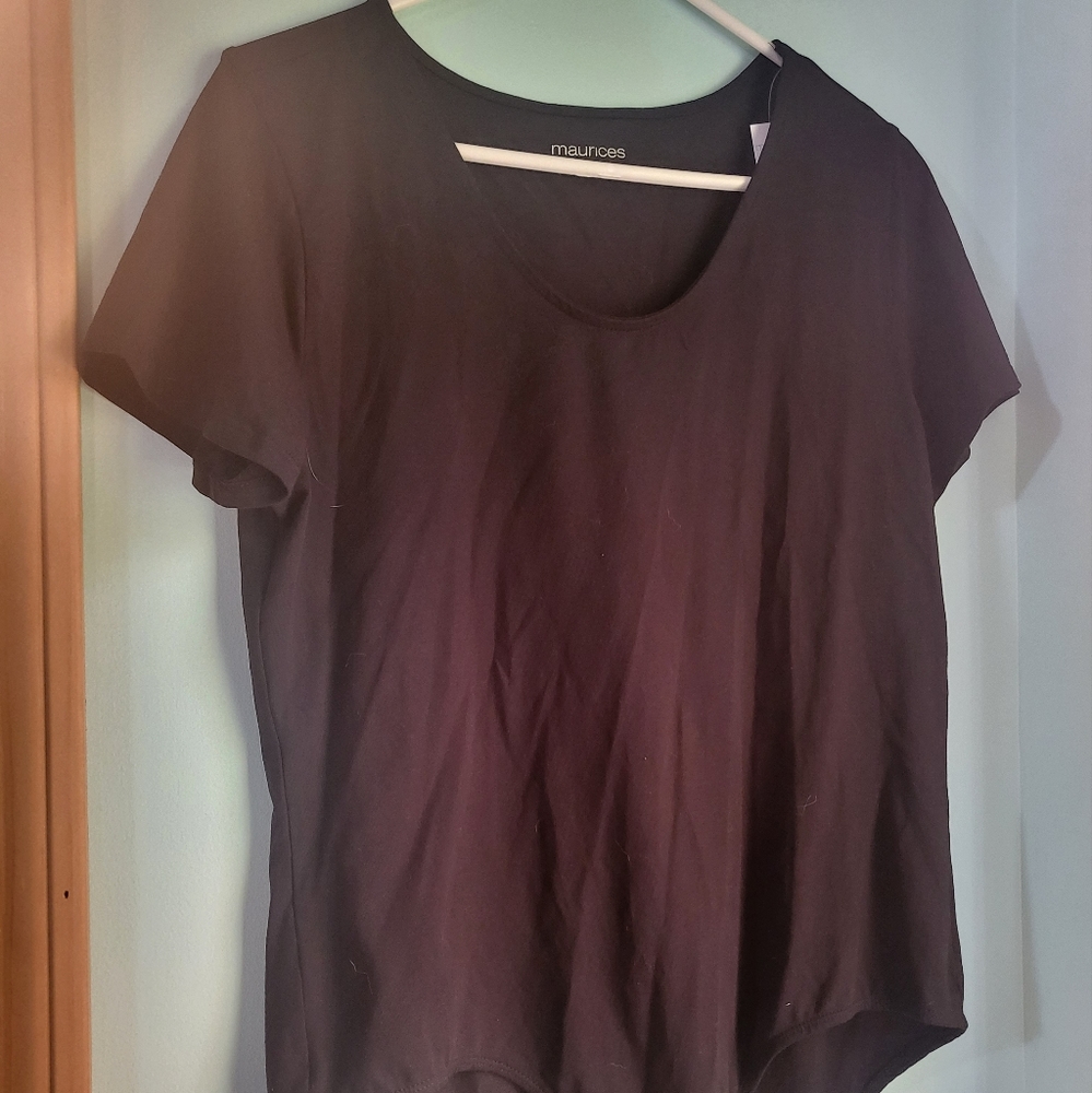 Maurices body suit black size 1x